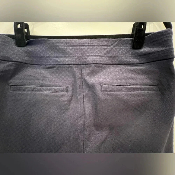 Maurices Navy Textured Elastic Waist Pants - Picture 11 of 12